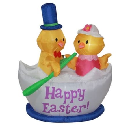 Impact Canopy Easter Inflatable 5ft Happy Easter Boat 513000604
